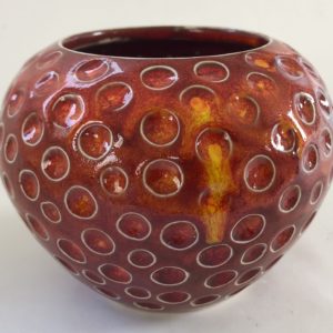Stoneware Dimpled Pot