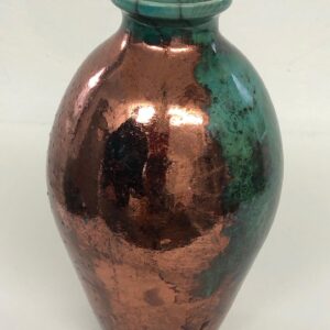Small Raku Fired Vase (Decorative) 7859