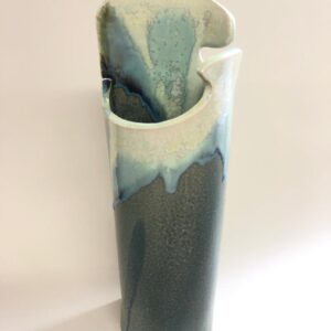 Stoneware Slab Built Vase 7822